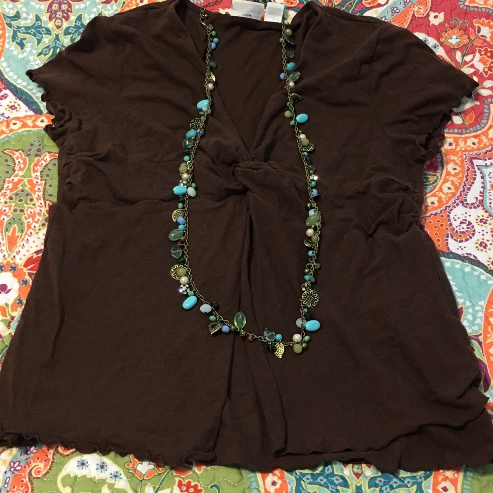 Chocolate brown Top